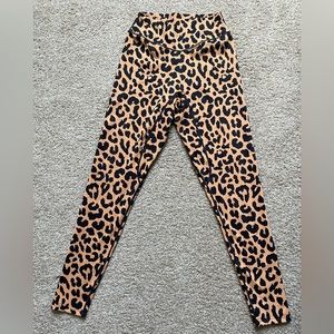 Balance Athletica ( now Vitality ) King Cheetah Ascend Workout Leggings